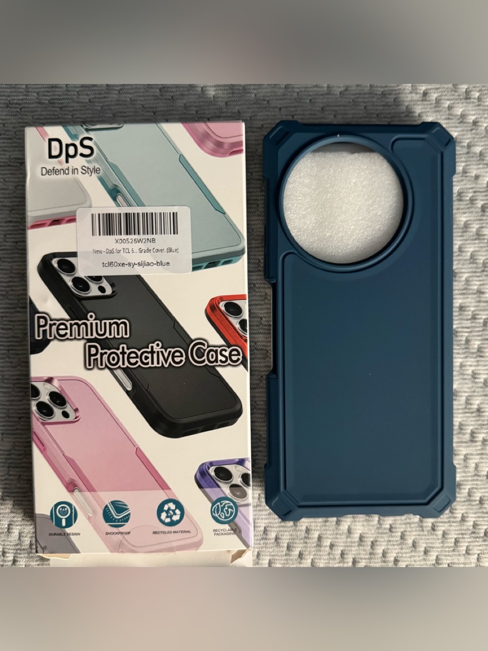 Premium Protective Cell Phone Case - Blue